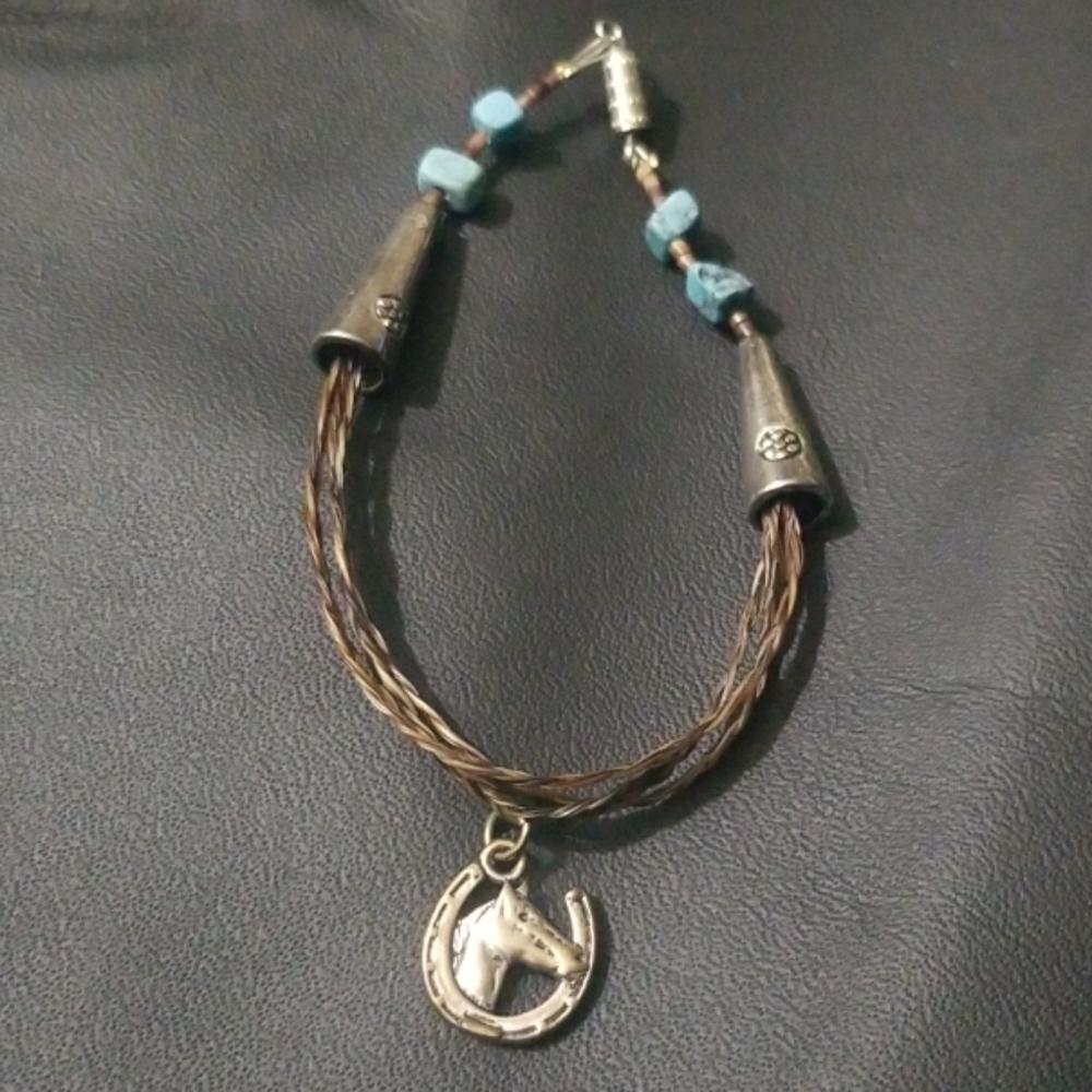 Handmade authentic horsehair bracelet